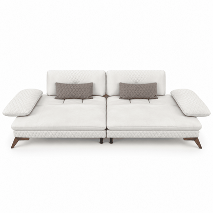 Home Centre Marielle 6-Seater Sofa Set (3+3) – Cream White - Al Thahani Furniture