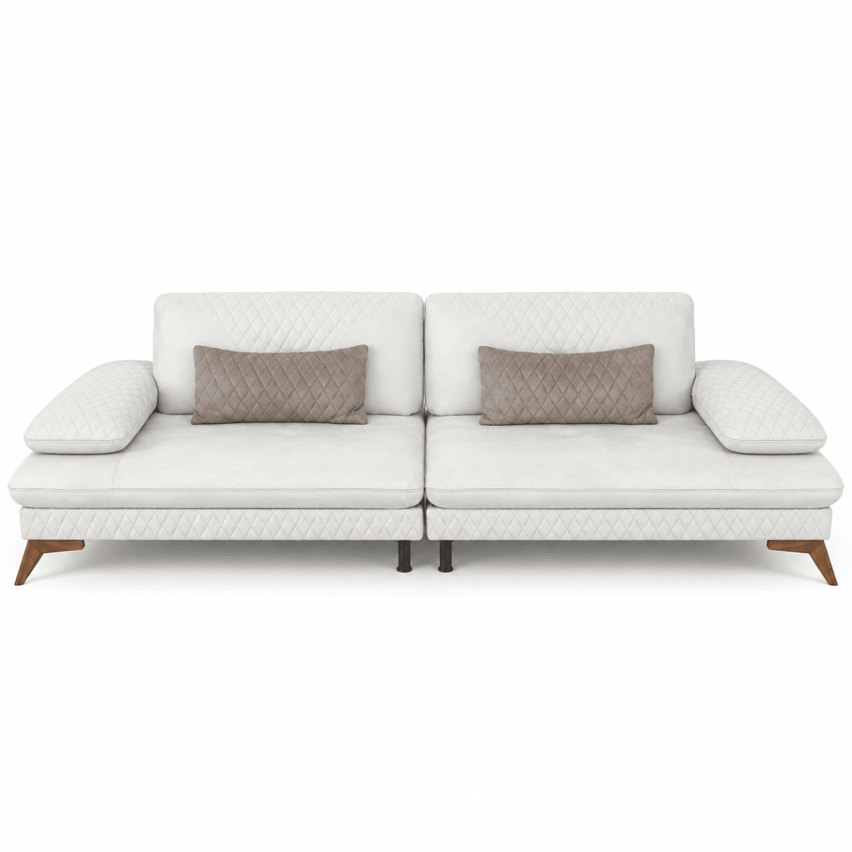 Home Centre Marielle 6-Seater Sofa Set (3+3) – Cream White - Al Thahani Furniture