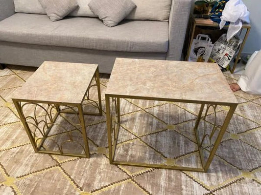 Home Centre Modern Coffee Table | Marble Top - althahanifurniture