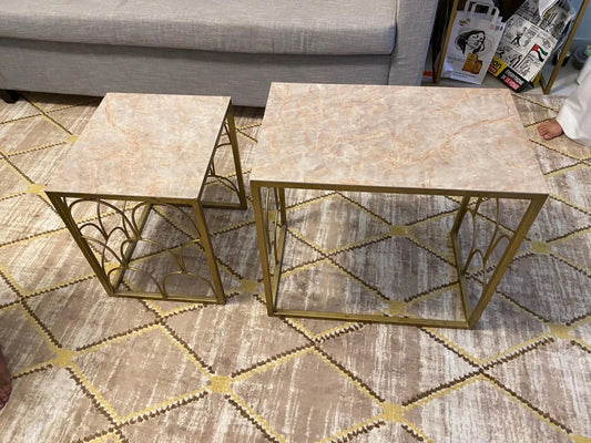 Home Centre Modern Coffee Table | Marble Top - althahanifurniture
