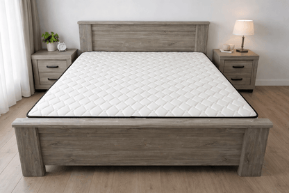 Home Centre Modern King Bedroom Set – Grey Wood Finish – Complete Matching Suite – King Size (180x200 cm) - althahanifurniture