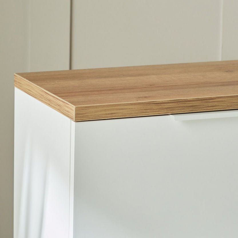 Home Centre Nordic 28 - Pair Shoe Cabinet – 6 Doors, 120 cm Wide, Made in Italy - althahanifurniture