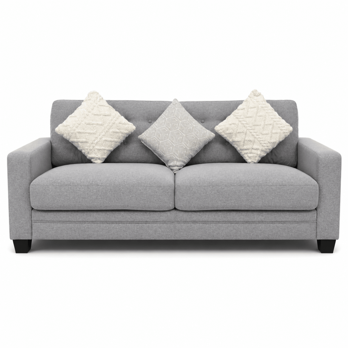 Home Centre Rochdale Grey 5-Seater Sofa Set – 3-Seater &amp; 2-Seater - Al Thahani Furniture