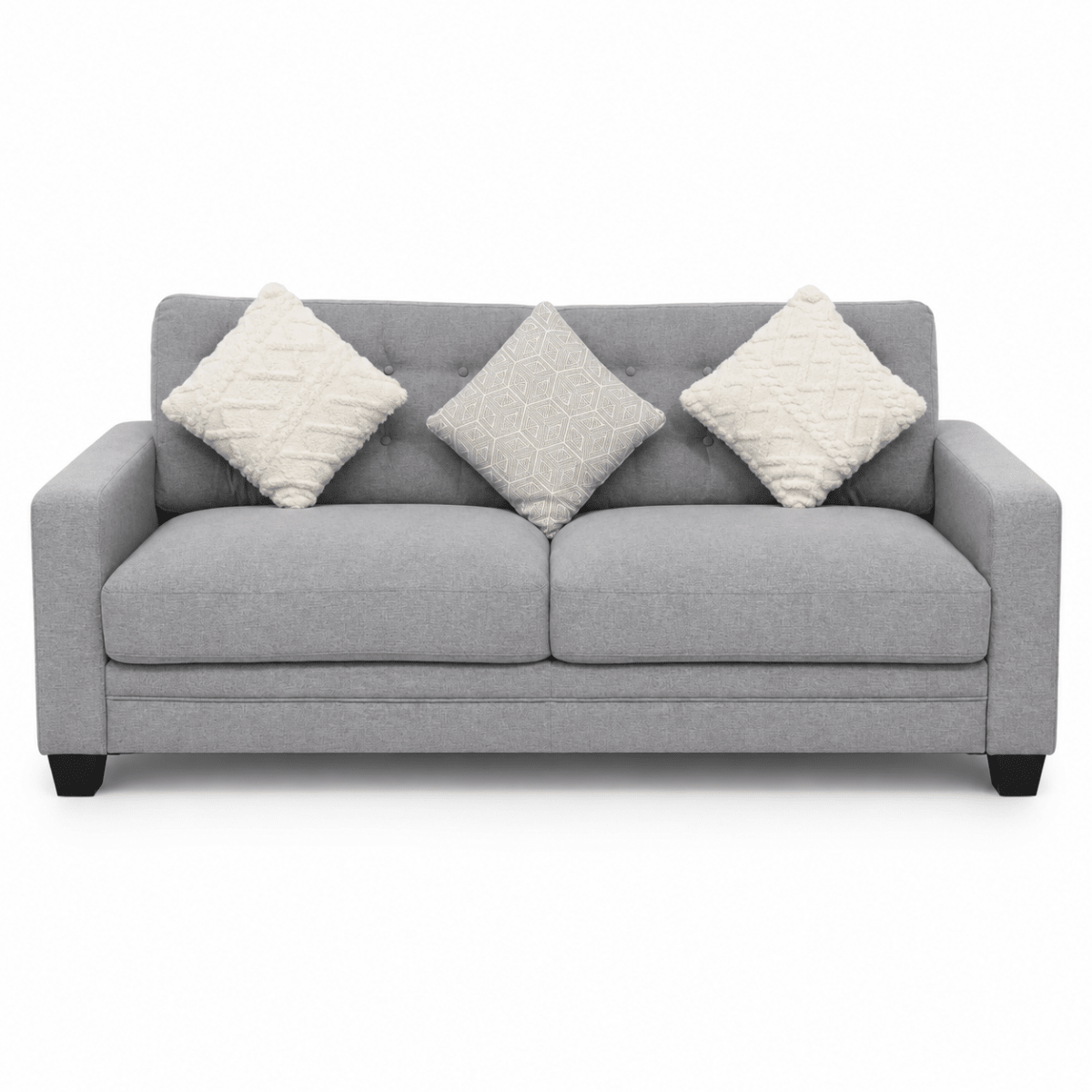 Home Centre Rochdale Grey 5-Seater Sofa Set – 3-Seater &amp; 2-Seater - Al Thahani Furniture