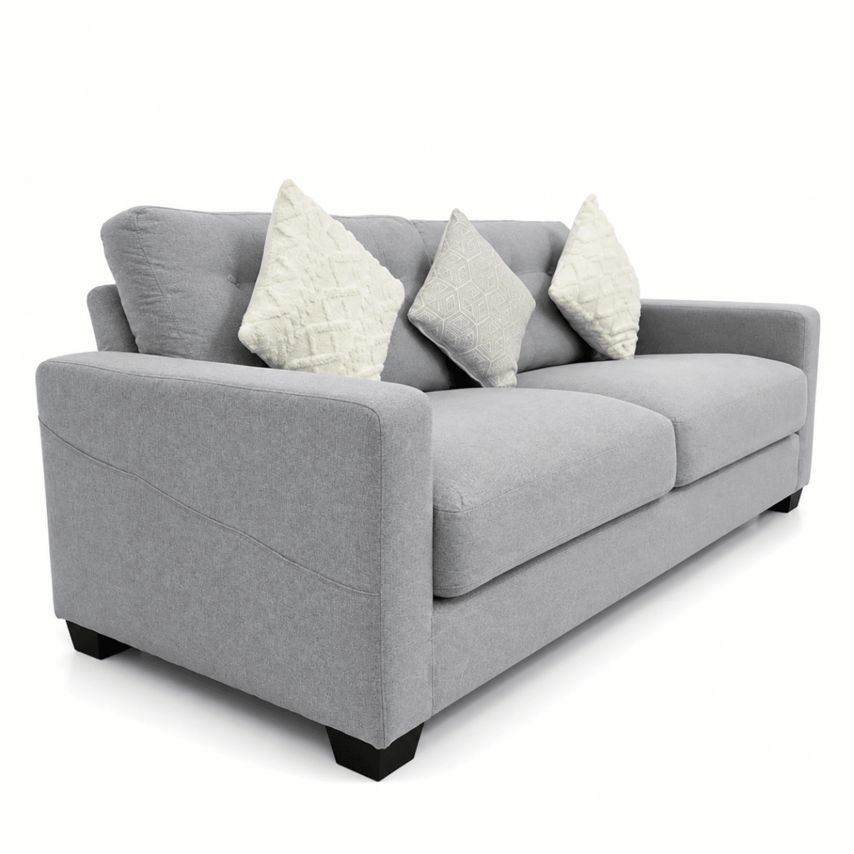 Home Centre Rochdale Grey 5-Seater Sofa Set – 3-Seater &amp; 2-Seater - Al Thahani Furniture