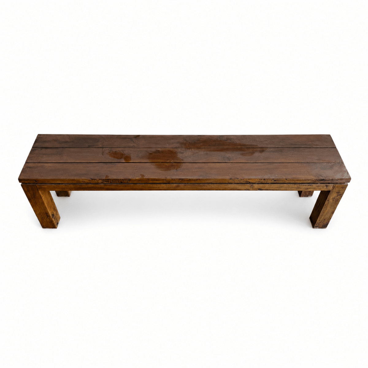 Home Centre Rustic Wooden Bench | Warm Brown | 170 cm - Al Thahani Furniture