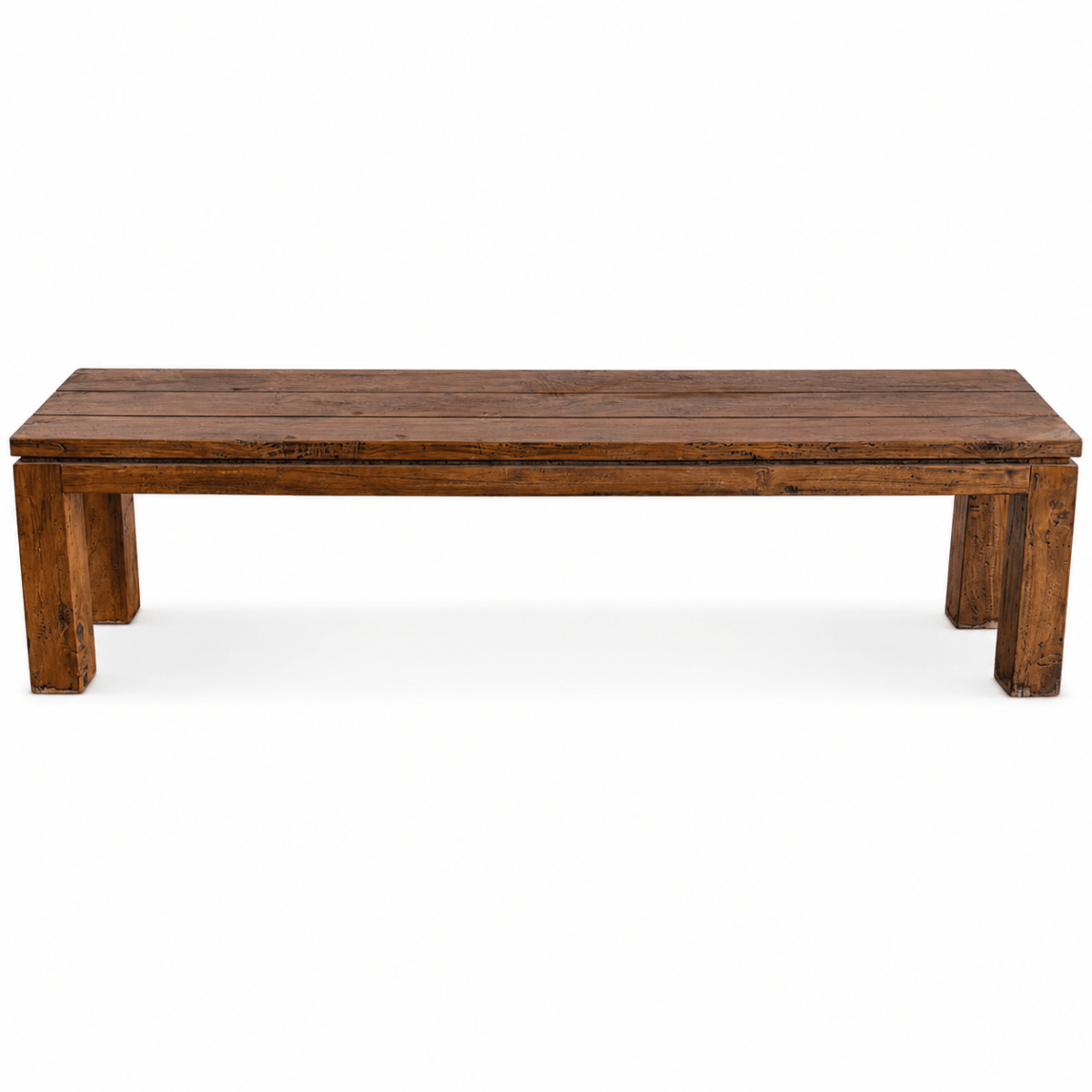Home Centre Rustic Wooden Bench | Warm Brown | 170 cm - Al Thahani Furniture