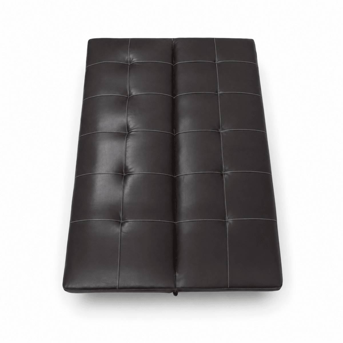 Home Centre Sandra 3-Seater Faux Leather Sofa Bed | Black - Al Thahani Furniture