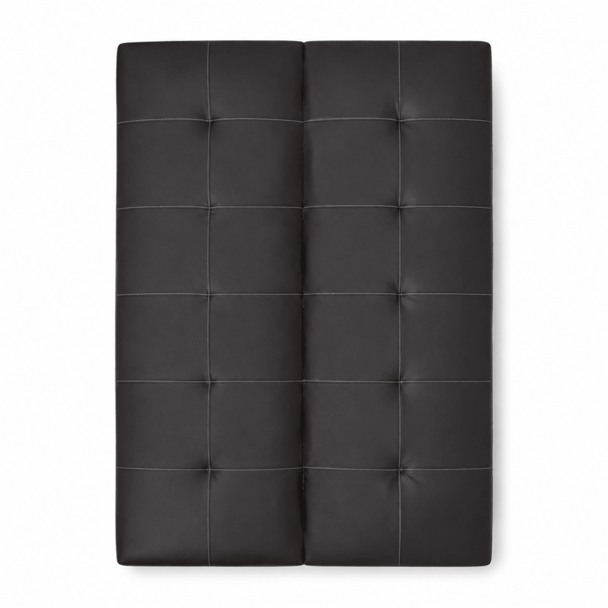 Home Centre Sandra 3-Seater Faux Leather Sofa Bed | Black - Al Thahani Furniture