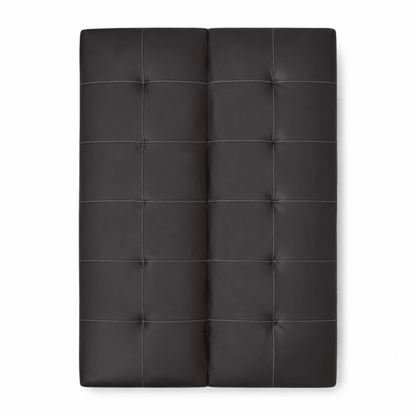 Home Centre Sandra 3-Seater Faux Leather Sofa Bed | Black - Al Thahani Furniture