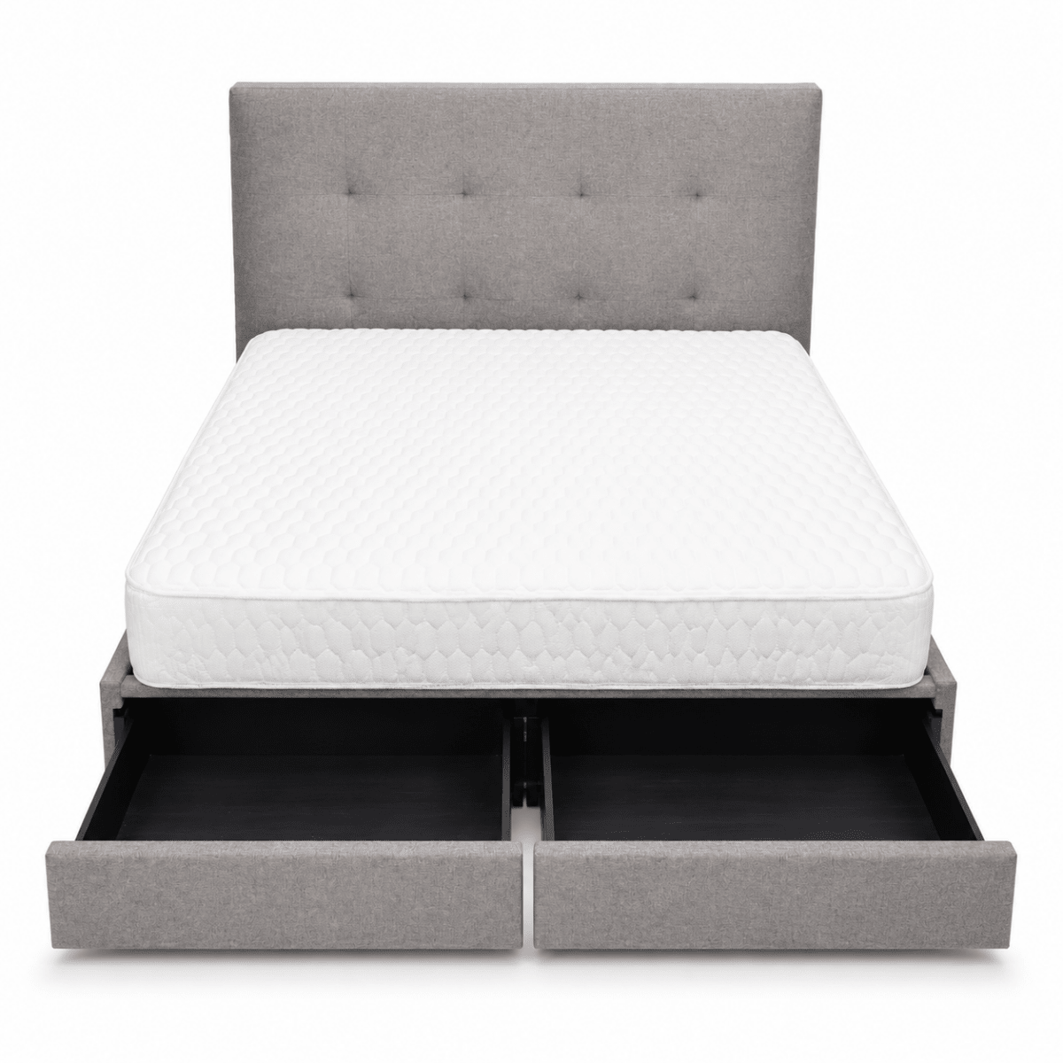 Home Centre Stellar Vox Queen Storage Bed with Bluetooth Speakers &amp; USB – Grey - Al Thahani Furniture