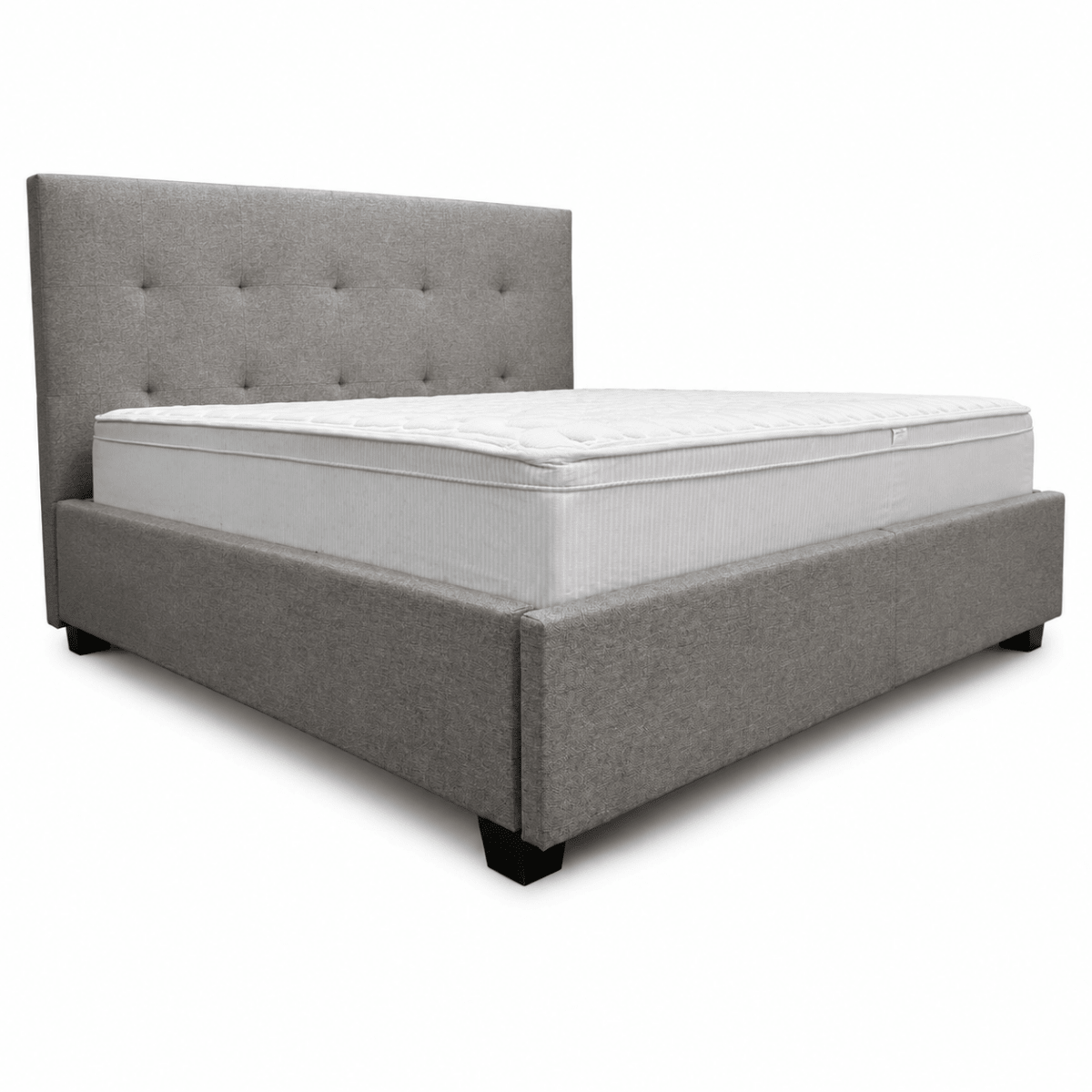 Home Centre Stellar Vox Queen Storage Bed with Bluetooth Speakers &amp; USB – Grey - Al Thahani Furniture