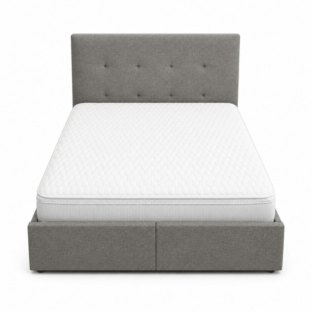 Home Centre Stellar Vox Queen Storage Bed with Bluetooth Speakers &amp; USB – Grey - Al Thahani Furniture