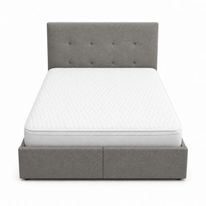 Home Centre Stellar Vox Queen Storage Bed with Bluetooth Speakers &amp; USB – Grey - Al Thahani Furniture