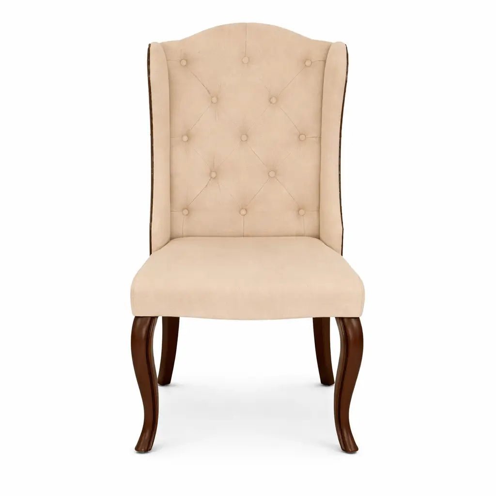 Home Centre Voyage Tufted Armless Dining Chair | Modern Comfort - althahanifurniture