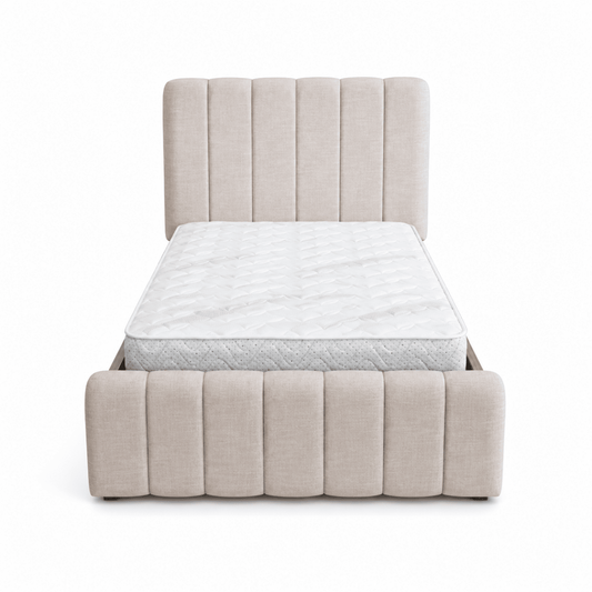 Home Centre Warner 2-Single-Bed Bedroom Set with 2 Prime Relax Mattresses, Nightstand & Dresser – 120 × 200 cm - Al Thahani Furniture