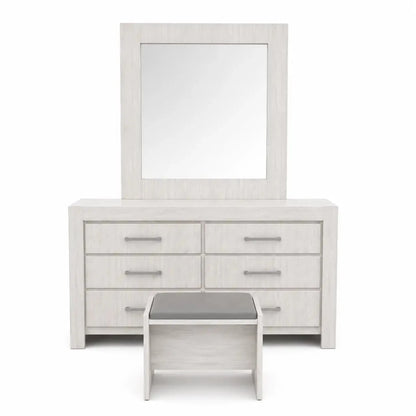 Home R Us Modern King Bedroom Set without Mattress – 4-Piece Suite – used 5 months - Al Thahani Furniture