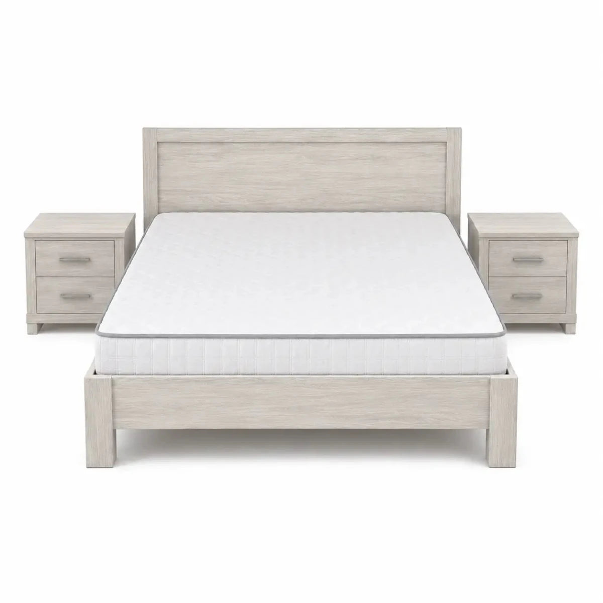 Home R Us Modern King Bedroom Set without Mattress – 4-Piece Suite – used 5 months - Al Thahani Furniture