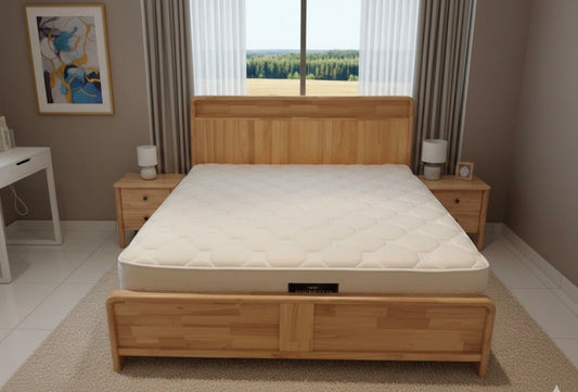 Homebox Complete King Bedroom Suite – Gas - Lift Storage Bed + Mattress + 6 - Drawer Dresser with Mirror - althahanifurniture