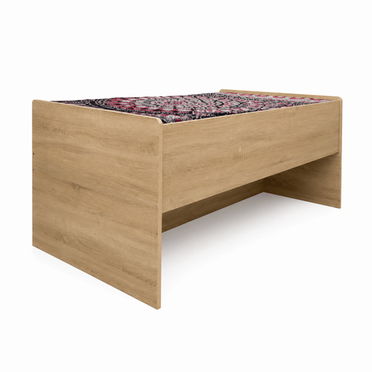 Homebox Cooper Costagat Single High Storage Bed Set with Mattress, 90x190 cm - used 8 months - Al Thahani Furniture