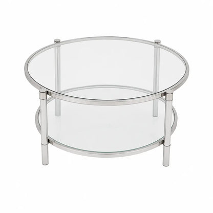 Homes R Us Darren Glass Coffee Table | used 5 months - Al Thahani Furniture