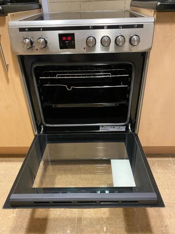 Hoover 60cm Freestanding Electric Cooker | Stainless Steel | Fan Oven | Electric Hob - althahanifurniture