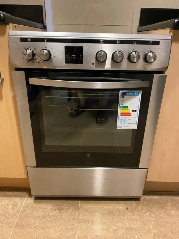Hoover 60cm Freestanding Electric Cooker | Stainless Steel | Fan Oven | Electric Hob - althahanifurniture