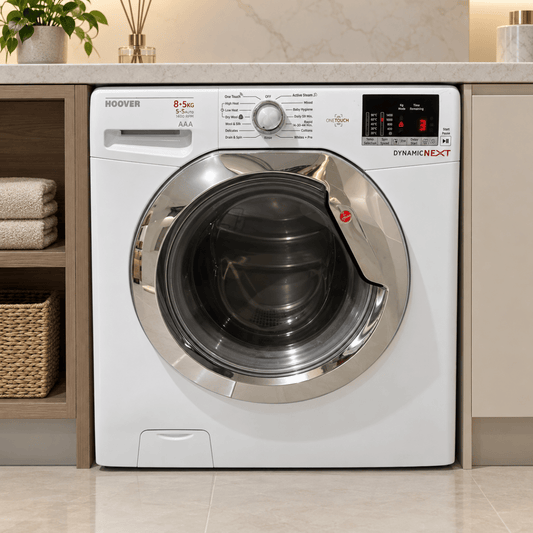 Hoover Dynamic Next WDXOA 485C-80 8kg / 5kg Washer Dryer – 1400 RPM – White - Al Thahani Furniture