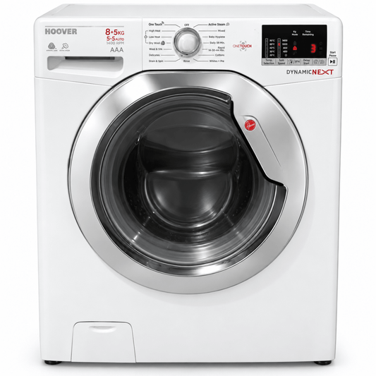 Hoover Dynamic Next WDXOA 485C-80 8kg / 5kg Washer Dryer – 1400 RPM – White - Al Thahani Furniture