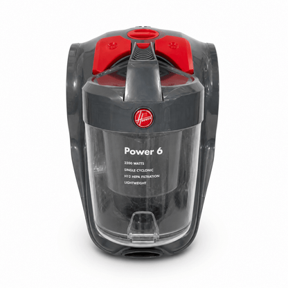 Hoover Power 6 CDCY-P6ME 2200W Bagless Canister Vacuum Cleaner – Grey &amp; Red - Al Thahani Furniture