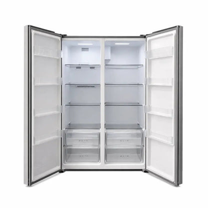 Hoover Side by Side Refrigerator | 508L | Stainless Steel | Anti - Frost - althahanifurniture