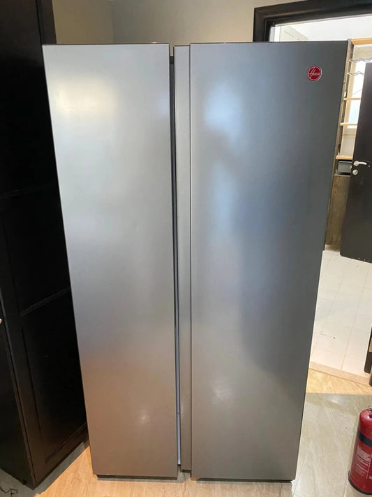Hoover Side by Side Refrigerator | 508L | Stainless Steel | Anti - Frost - althahanifurniture