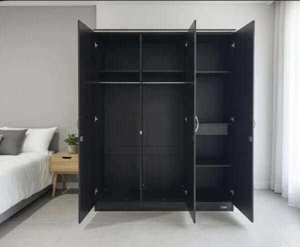 IKEA 3‑Door Wardrobe with Mirror - althahanifurniture