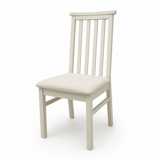 IKEA ÅLHULT Chair | Beige/Kabusa Light Beige, Solid Pine Frame, Washable Cover - used 2 months - Al Thahani Furniture