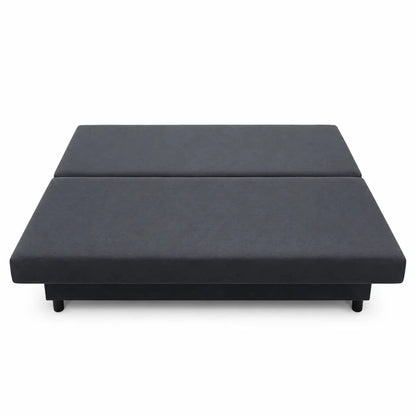 IKEA ÄLVDALEN 3-Seat Sofa-Bed with Storage | Knisa Dark Grey - used 6 months - Al Thahani Furniture