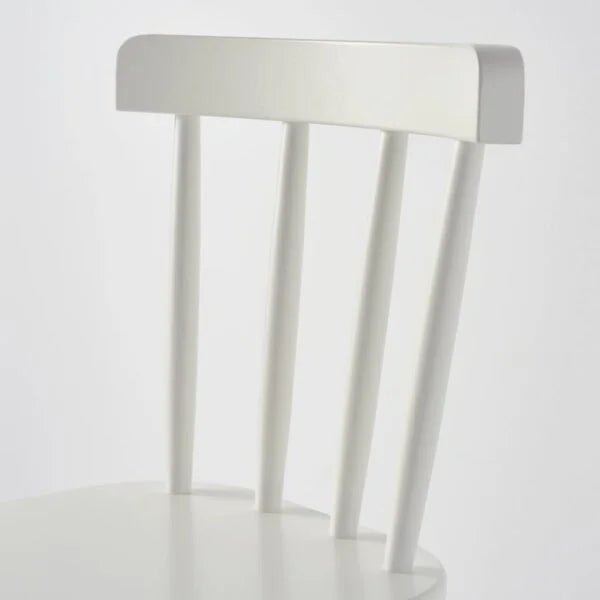 IKEA AGAM Junior Chair in White Solid Wood | Sturdy & Timeless - althahanifurniture