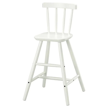 IKEA AGAM Junior Chair in White Solid Wood | Sturdy & Timeless - althahanifurniture