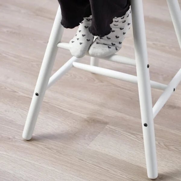 IKEA AGAM Junior Chair in White Solid Wood | Sturdy & Timeless - althahanifurniture