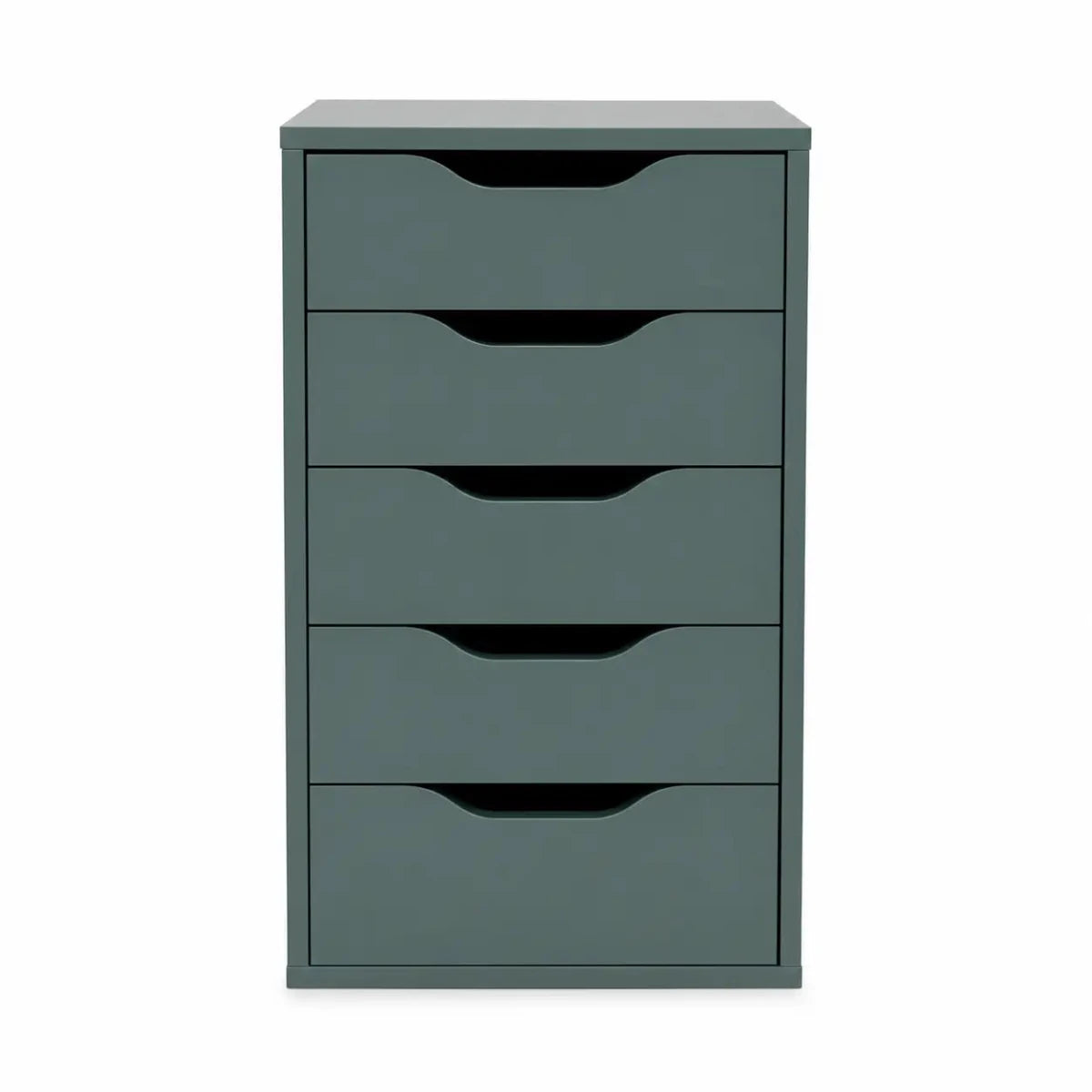 IKEA ALEX Drawer Unit | Grey-Turquoise, 36x36x70 cm - used 2 months - Al Thahani Furniture