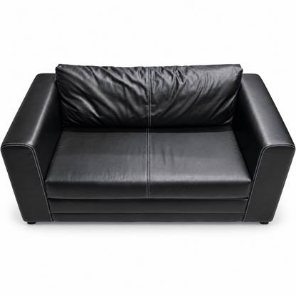 IKEA ASKEBY 2-Seater Convertible Sofa Bed – Black – 149 cm - Al Thahani Furniture