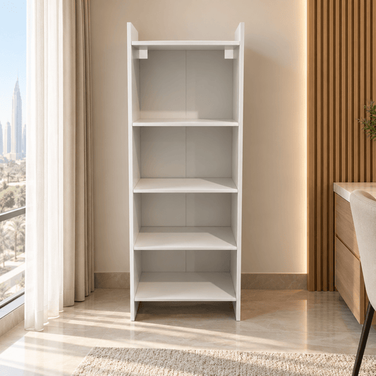 IKEA BAGGEBO 4-Shelf Bookcase – White – 50 × 25 × 160 cm - Al Thahani Furniture