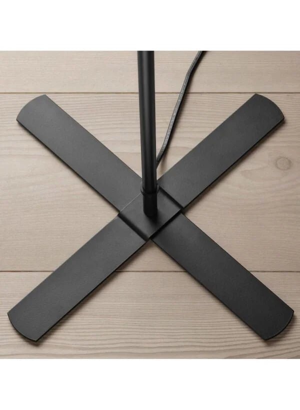IKEA BARLAST Floor Lamp | Black & White | Industrial Modern Design - althahanifurniture