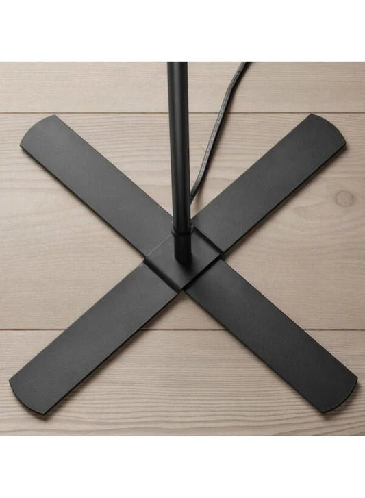 IKEA BARLAST Floor Lamp | Black & White | Industrial Modern Design - althahanifurniture
