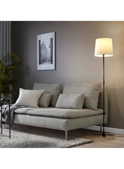 IKEA BARLAST Floor Lamp | Black & White | Industrial Modern Design - althahanifurniture