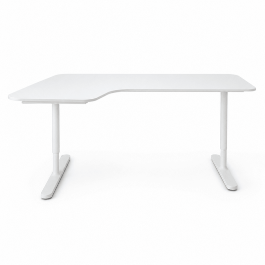 IKEA BEKANT Left Corner Desk – White – 160 × 110 cm - Al Thahani Furniture