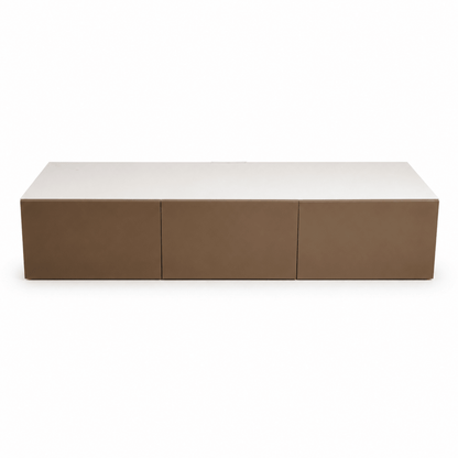 IKEA BESTÅ 3-Door TV Bench | White & Beige - Al Thahani Furniture