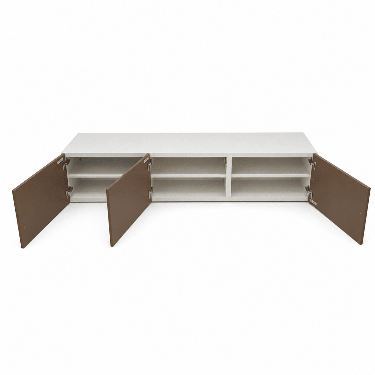 IKEA BESTÅ 3-Door TV Bench | White & Beige - Al Thahani Furniture