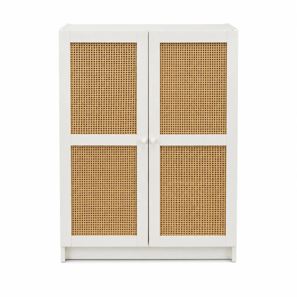 IKEA BILLY/HÖGADAL Bookcase with Doors | used 6 months - Al Thahani Furniture