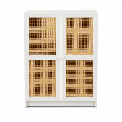 IKEA BILLY/HÖGADAL Bookcase with Doors | used 6 months - Al Thahani Furniture