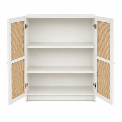 IKEA BILLY/HÖGADAL Bookcase with Doors | used 6 months - Al Thahani Furniture